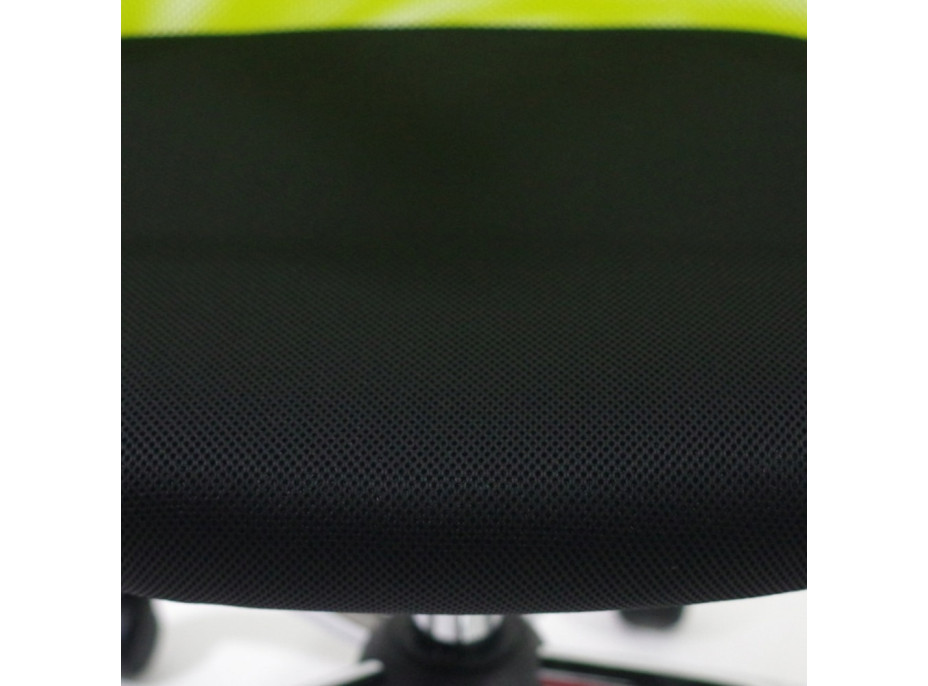 Kancelářská židle BREEZE - látka - zelená/černá