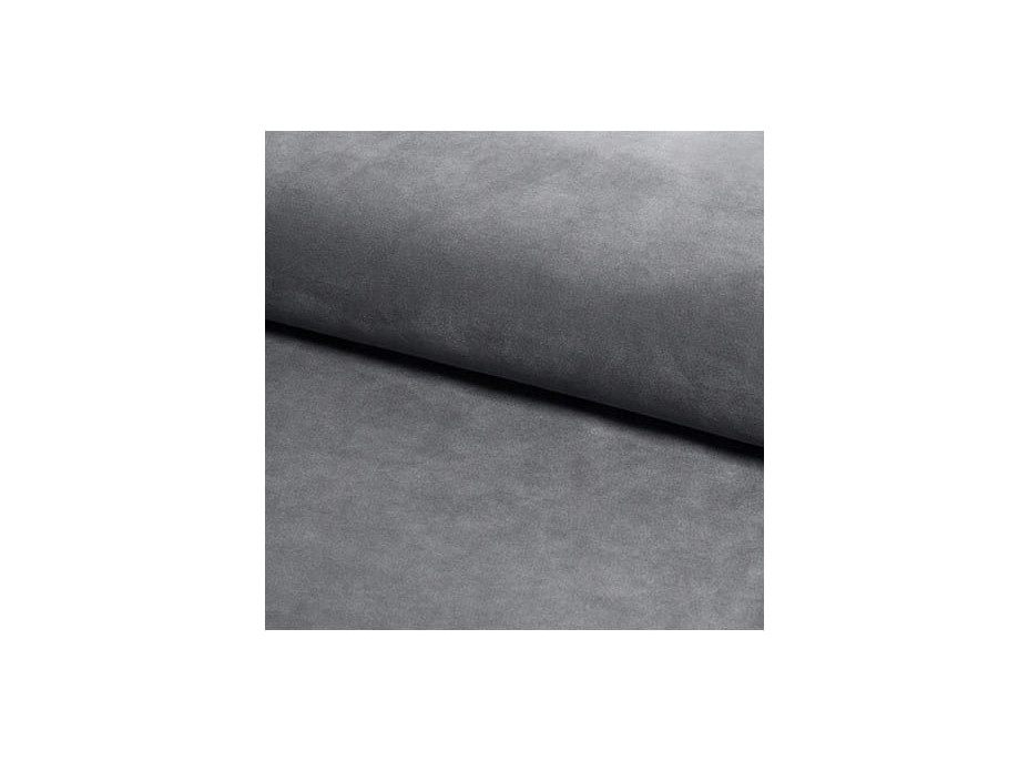 Rozkládací křeslo ZEUS - velvet šedé