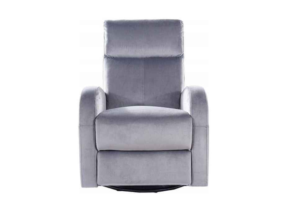 Rozkládací křeslo ZEUS - velvet šedé