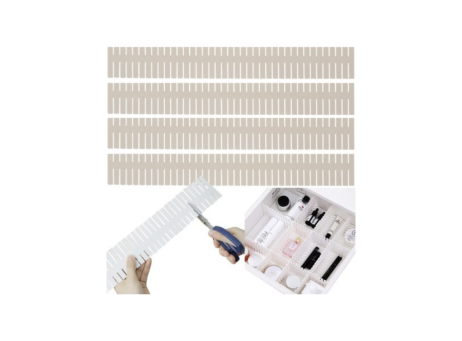 Nastavitelný organizér do zásuvky - 4ks