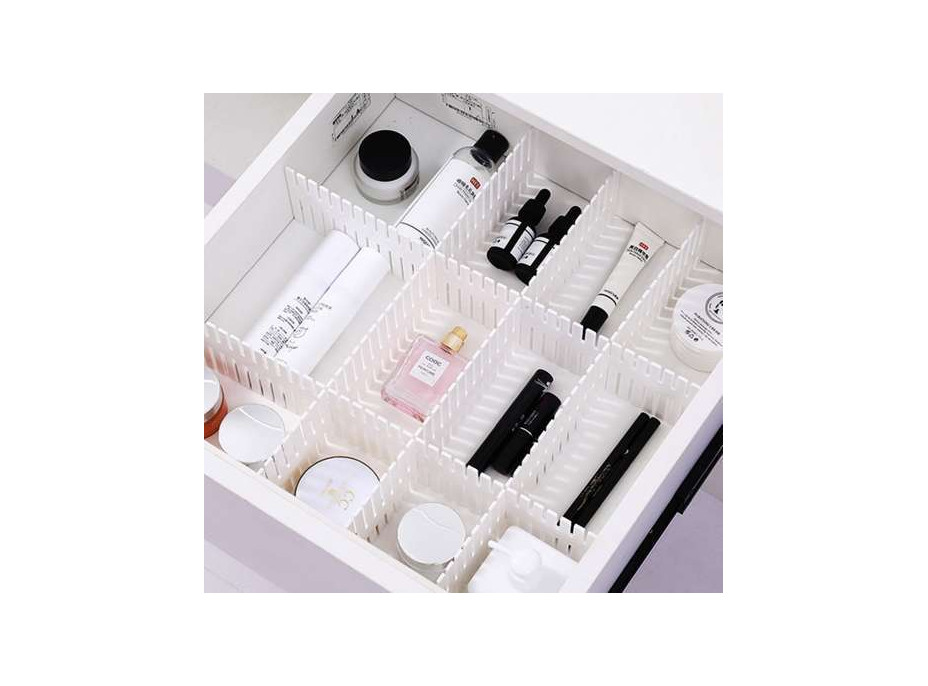 Nastavitelný organizér do zásuvky - 4ks