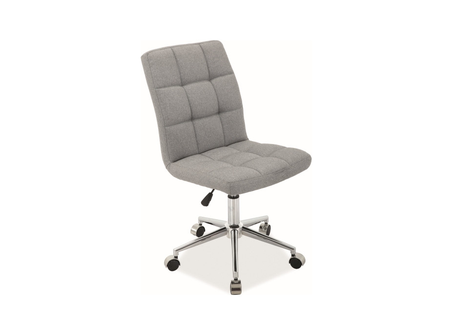 Kancelářská židle BULL - látka - šedá