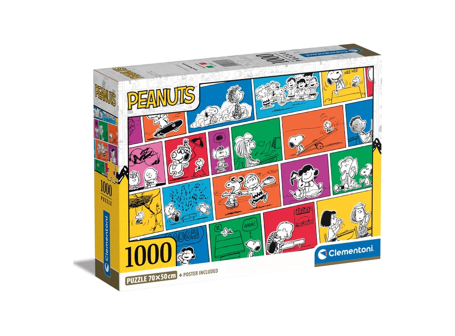 CLEMENTONI Puzzle Peanuts 1000 dílků