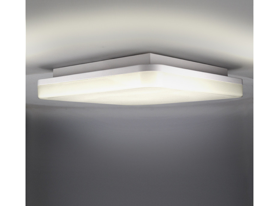 LED venkovní osvětlení, přisazené, čtvercové, IP54, 24W, 1920lm, 4000K, 28cm