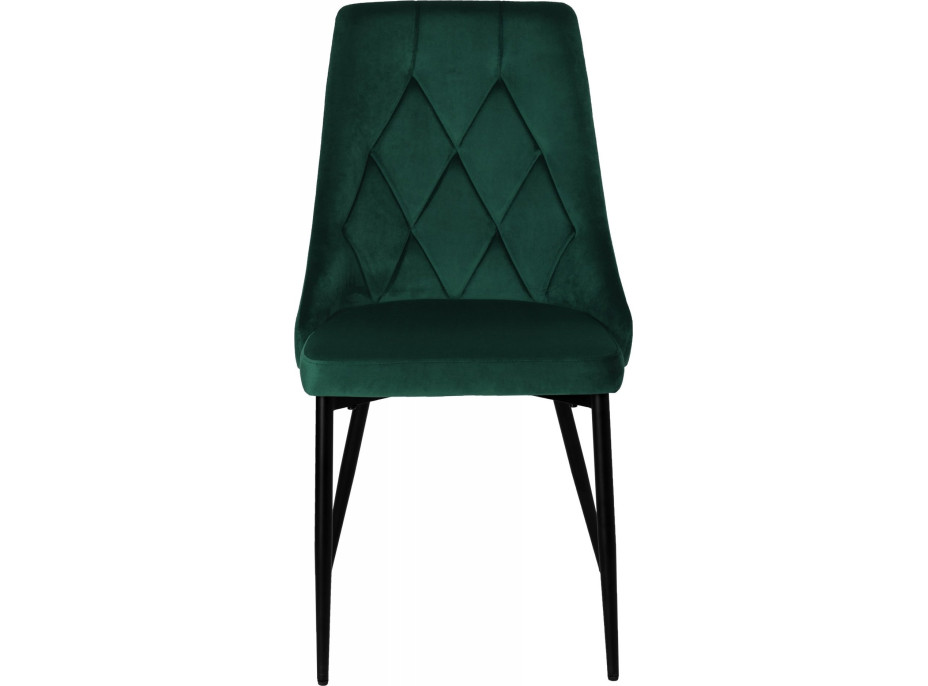 Zelená čalouněná židle LINCOLN
