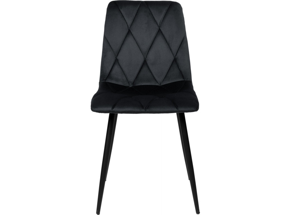 Černá čalouněná židle MADISON