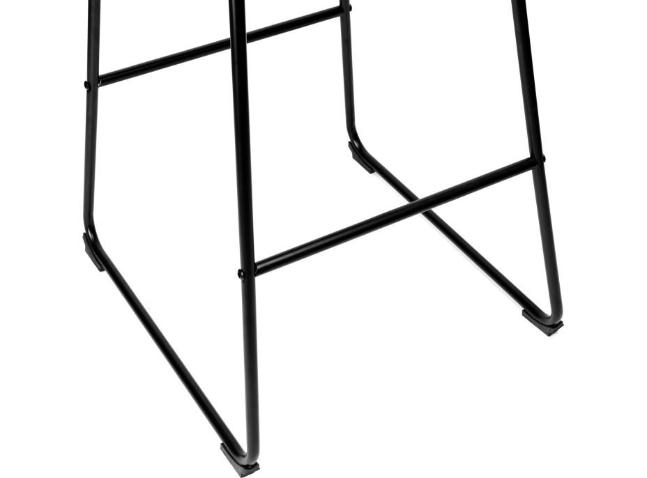 Šedá loftová barová židle SLIGO - 2 kusy