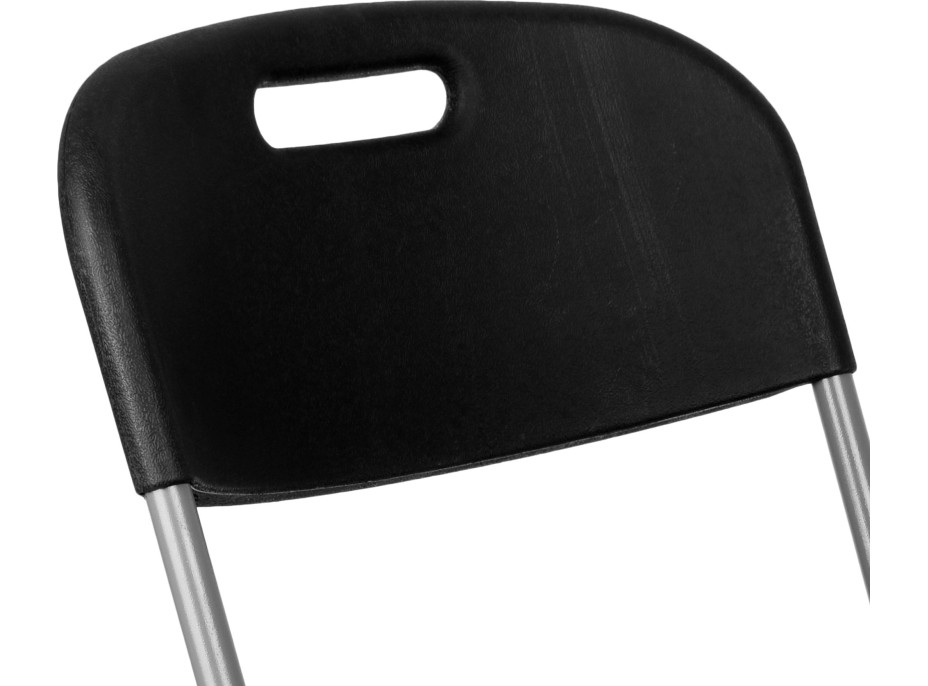 Černá skládací cateringová židle Rattan
