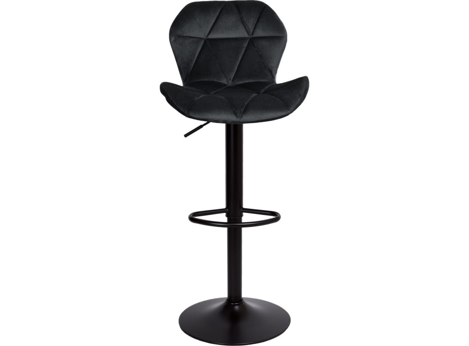 Černá barová židle GORDON BLACK