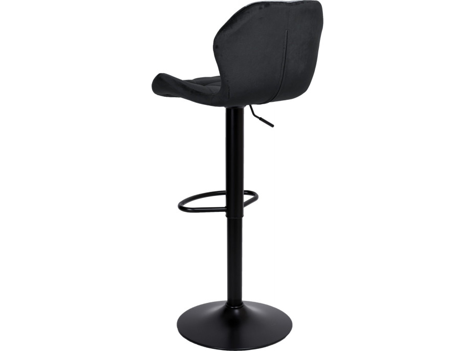 Černá barová židle GORDON BLACK