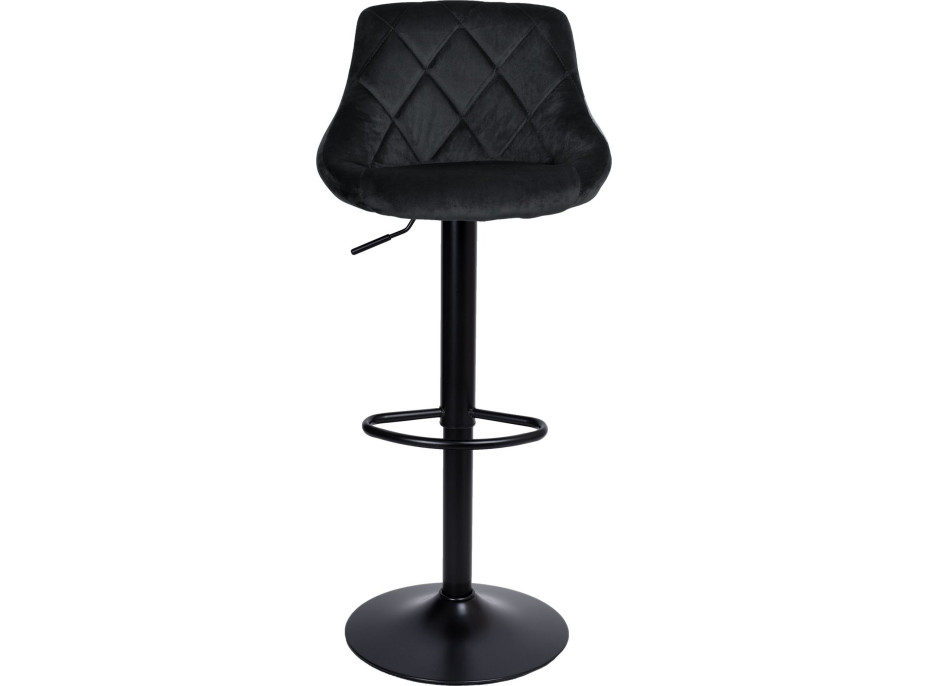 Černá barová židle CYDRO BLACK