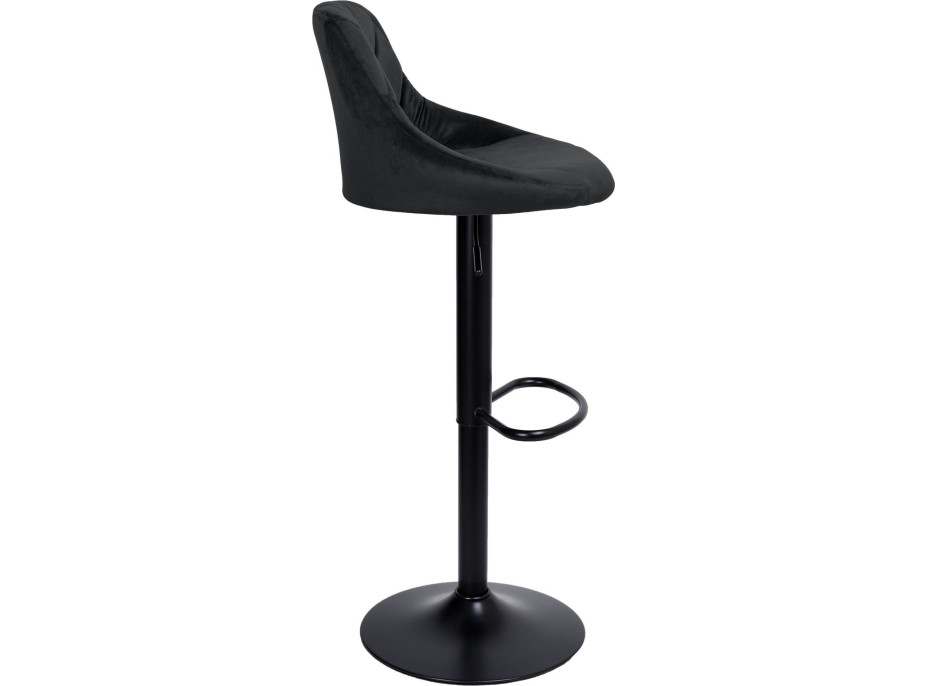 Černá barová židle CYDRO BLACK