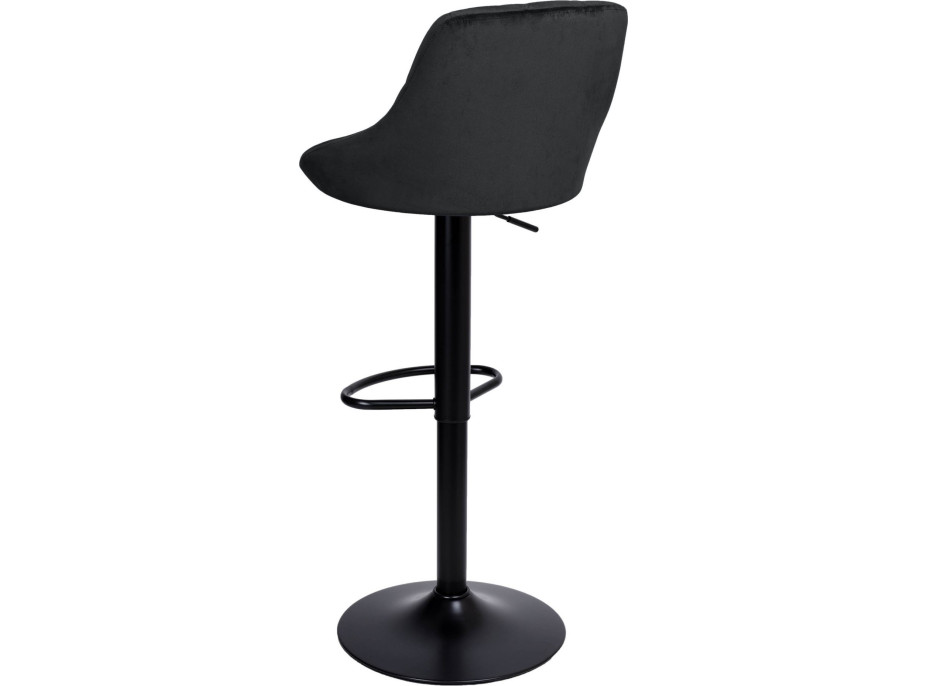 Černá barová židle CYDRO BLACK