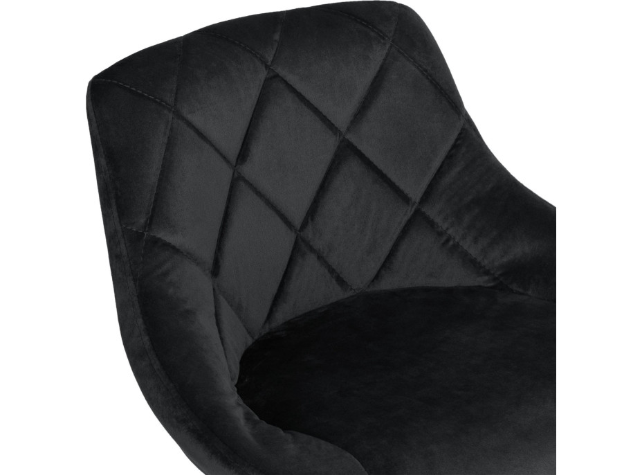 Černá barová židle CYDRO BLACK