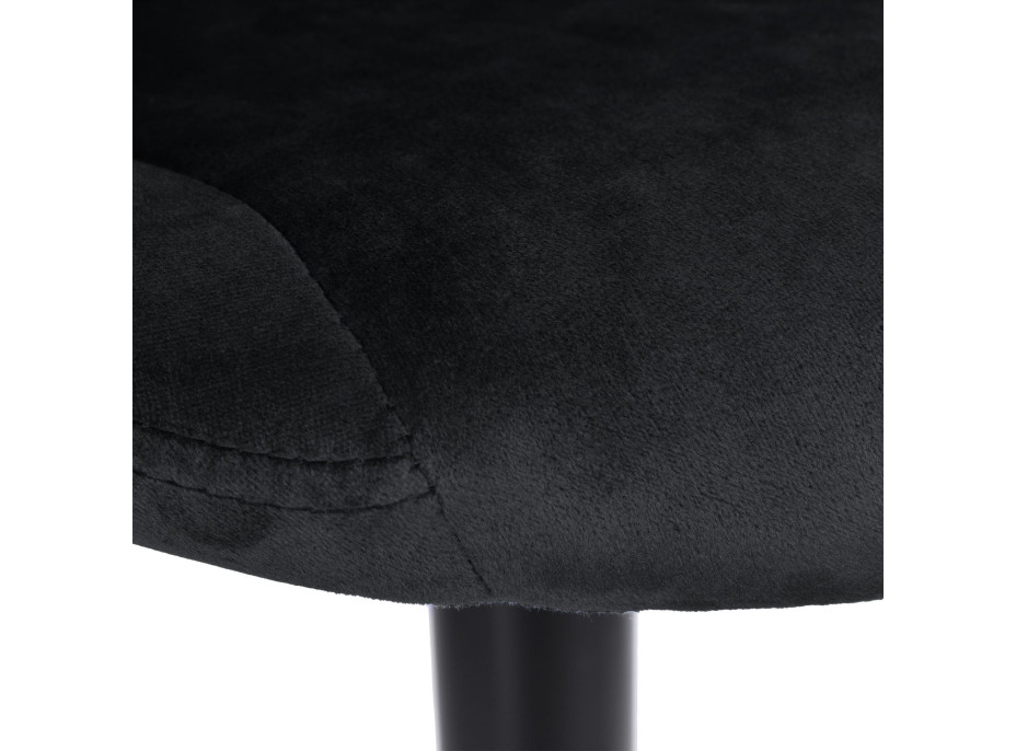 Černá barová židle CYDRO BLACK