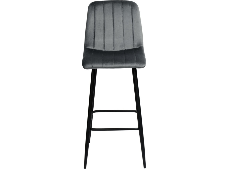 Tmavě šedá barová židle TORONTO