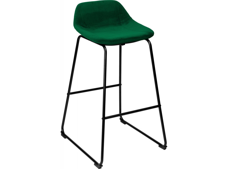 Tmavě zelená barová židle SLIGO