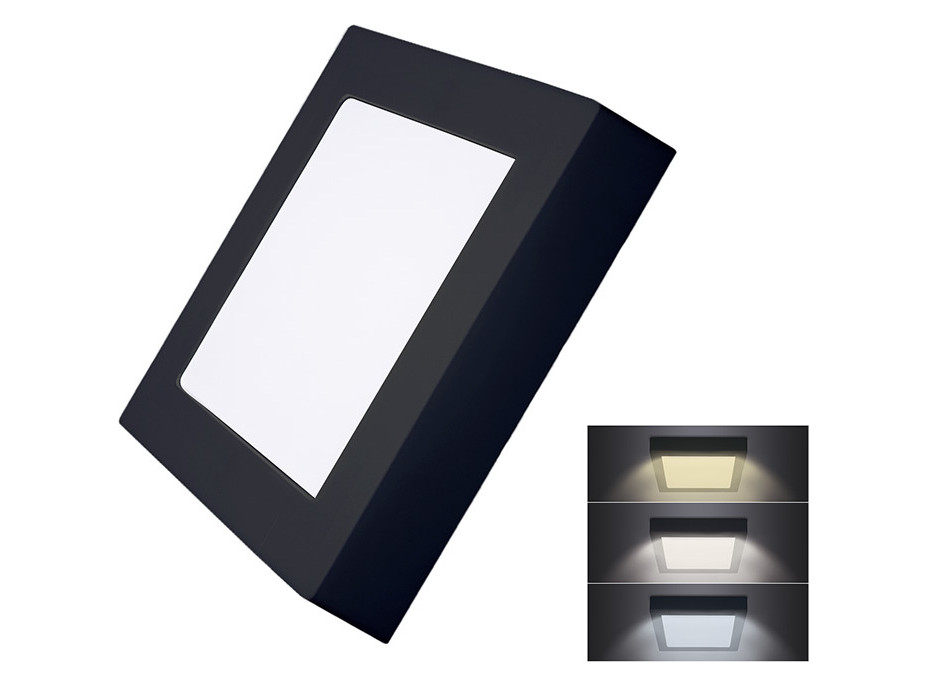 LED mini panel CCT, přisazený, 12W, 900lm