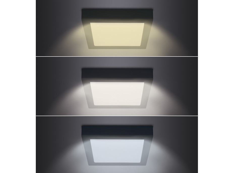 LED mini panel CCT, přisazený, 24W, 1800lm