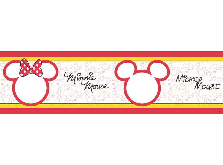 Dětská samolepící bordura DISNEY - Minnie a Mickey, 10x500 cm