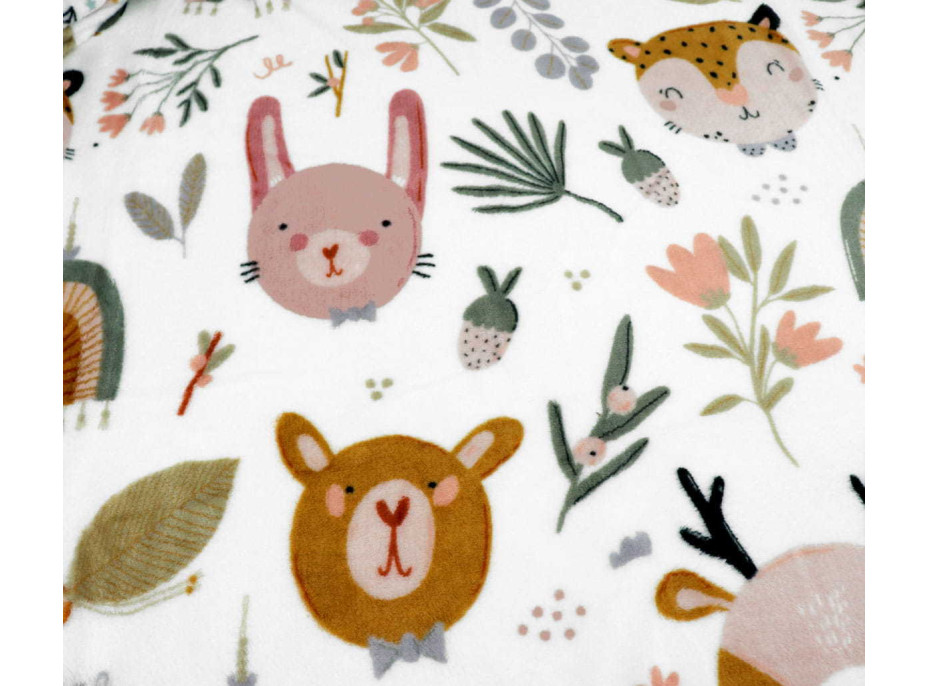 Dětská deka s povlakem na polštář SCANDI PETS - 130x170 cm + 40x40 cm