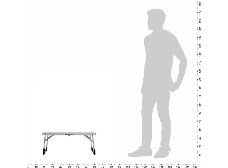 Turistický stolek skládací MARCO 60×40×26 cm