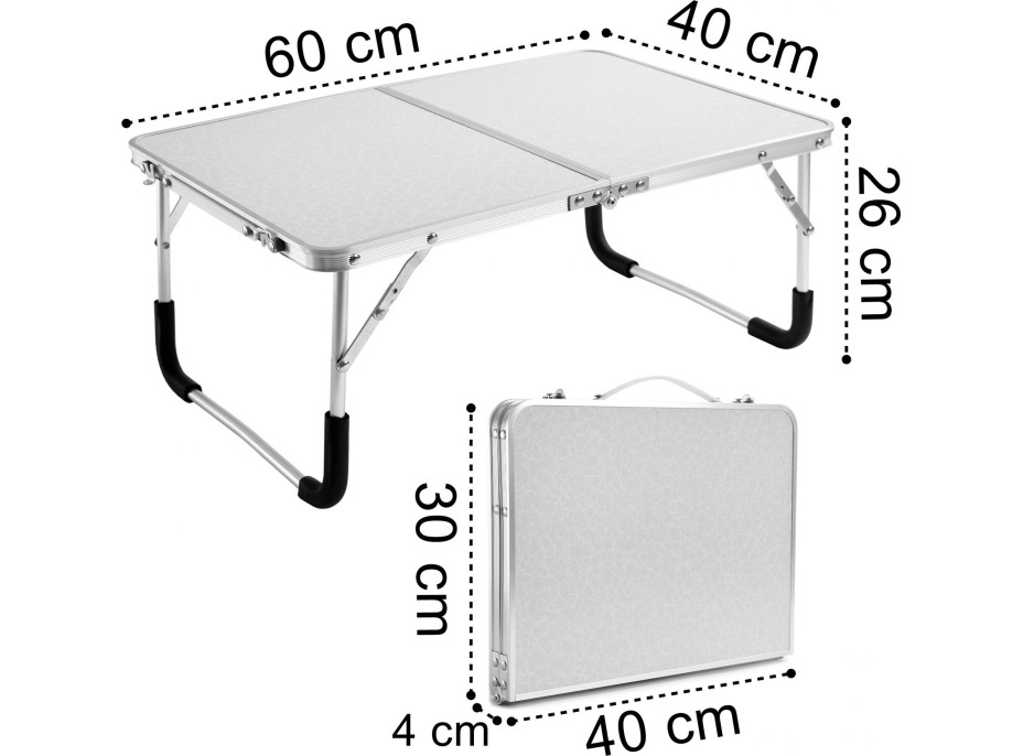 Turistický stolek skládací MARCO 60×40×26 cm