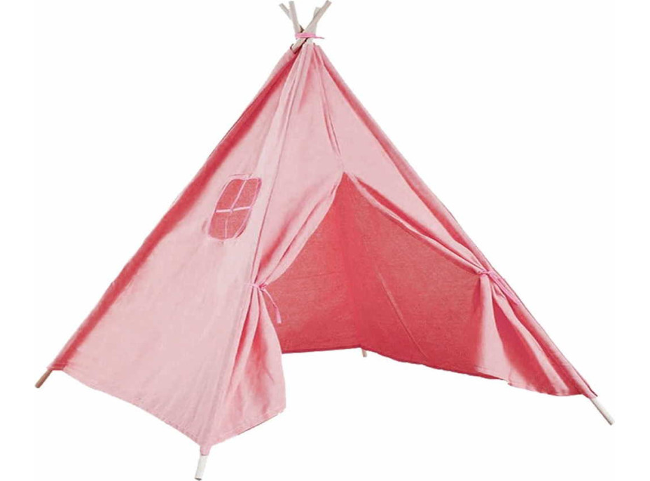 Dětský stan TEEPEE 100x100x120 cm - růžový