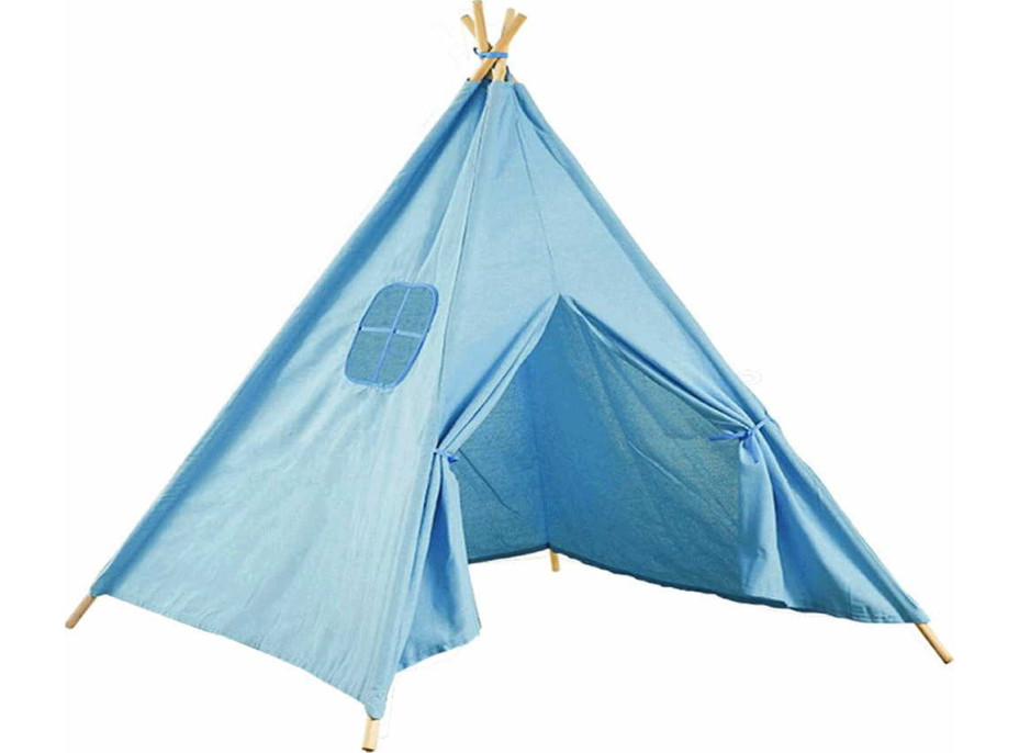 Dětský stan TEEPEE 100x100x120 cm - modrý