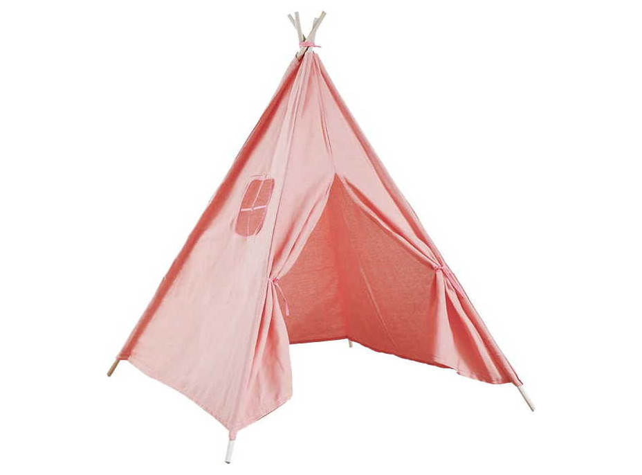 Dětský stan TEEPEE 120x120x160 cm - růžový