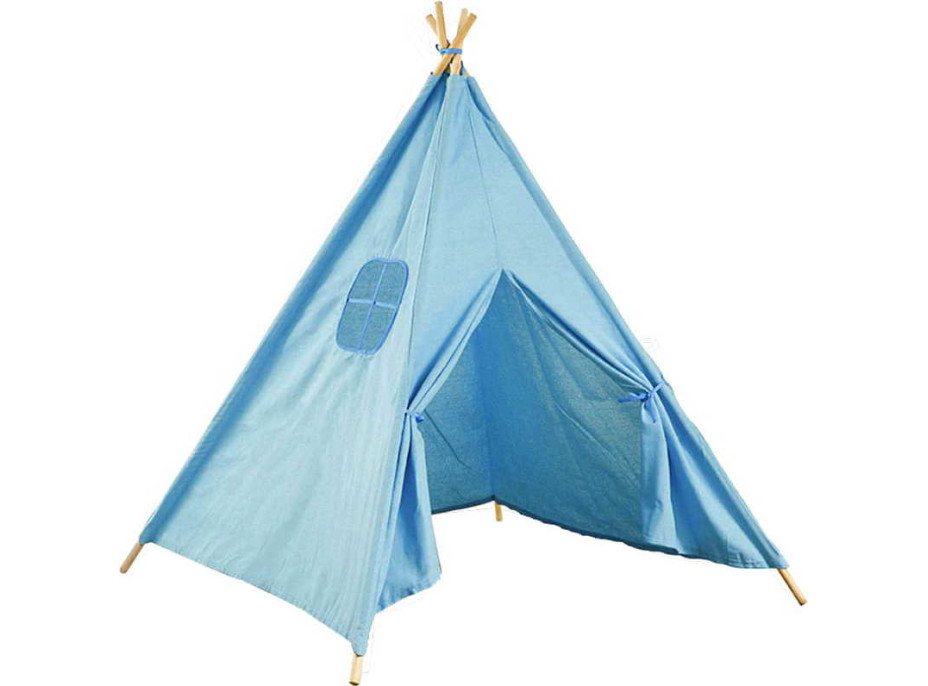 Dětský stan TEEPEE 120x120x160 cm - modrý