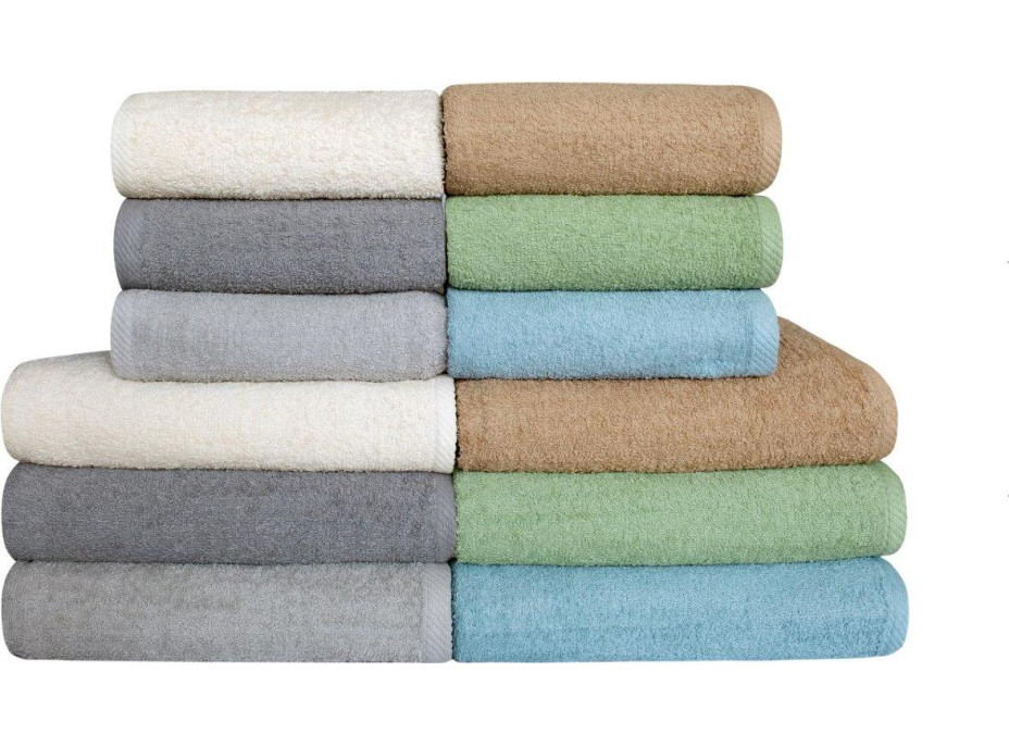 Bavlněný ručník LETO - 70x140 cm - 400g/m2 - světle modrý