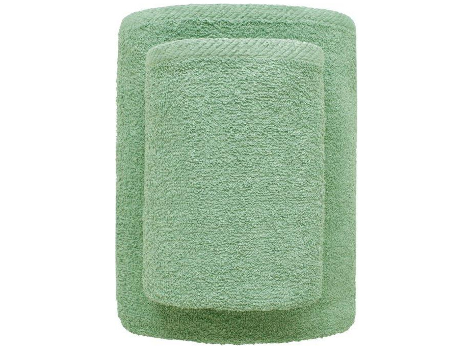 Bavlněný ručník LETO - 70x140 cm - 400g/m2 - světle zelený