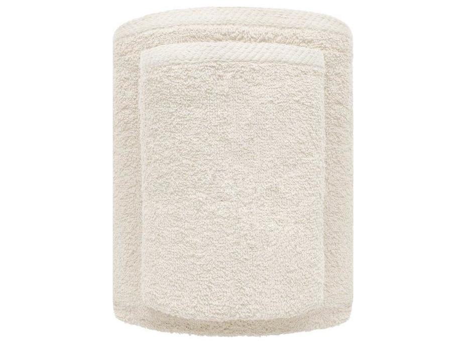 Bavlněný ručník LETO - 50x100 cm - 400g/m2 - krémově bílý