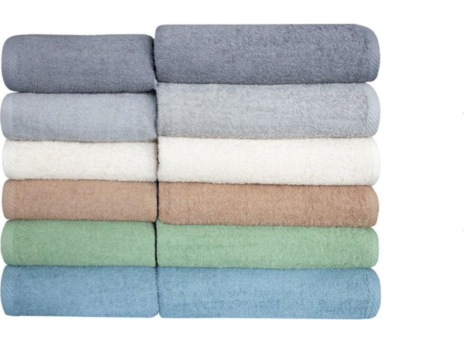 Bavlněný ručník LETO - 50x100 cm - 400g/m2 - světle zelený
