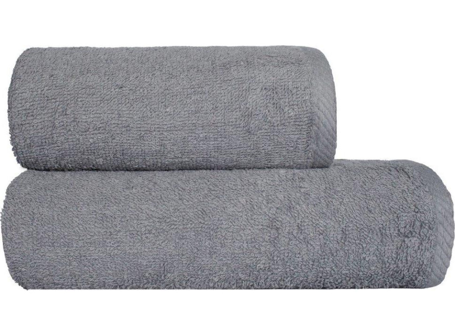Bavlněný ručník LETO - 50x100 cm - 400g/m2 - šedý