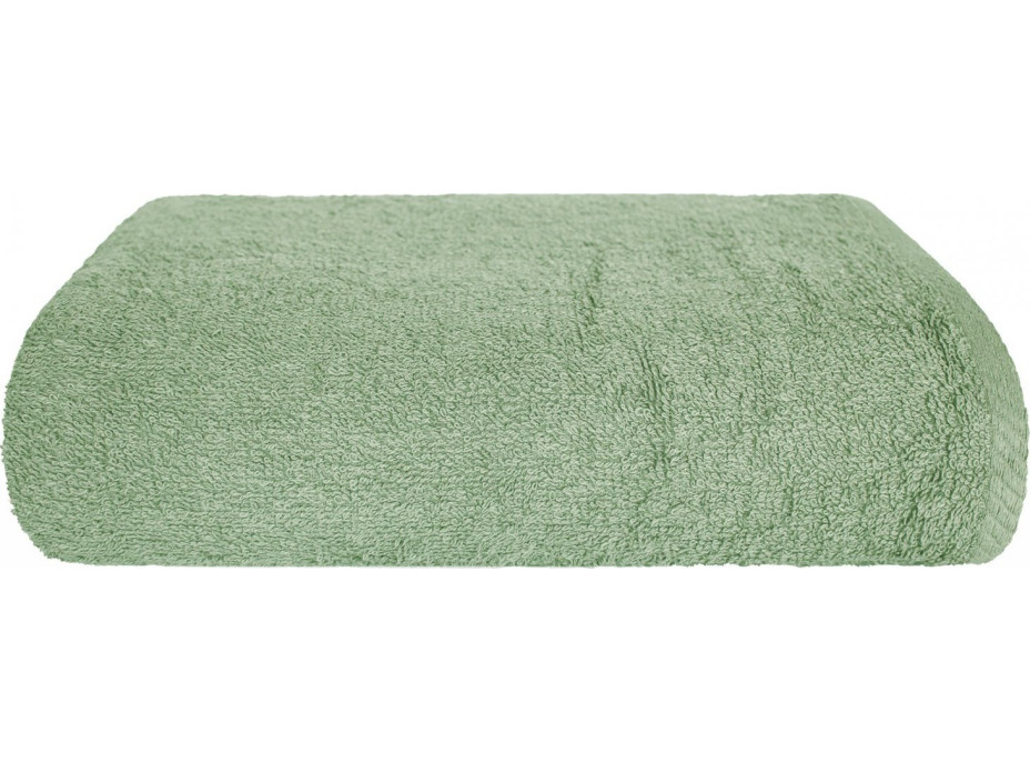 Bavlněný ručník IRENA - 70x140 cm - 500g/m2 - světle zelený