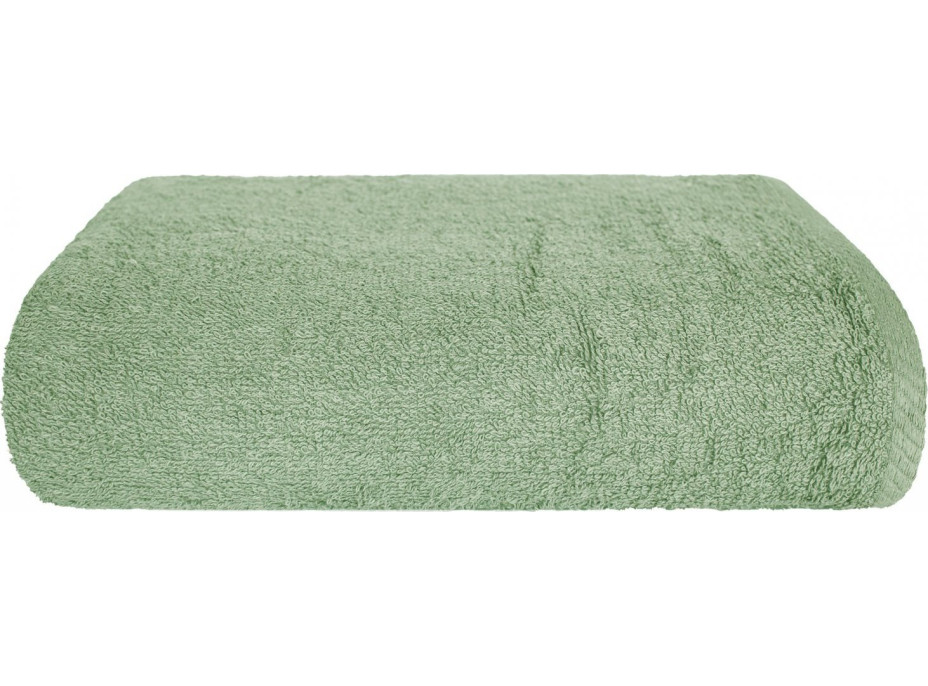 Bavlněný ručník IRENA - 70x140 cm - 500g/m2 - světle zelený