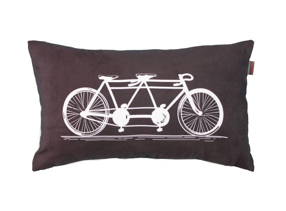 Povlak na polštář BICYCLE TANDEM 30x50 cm - černý