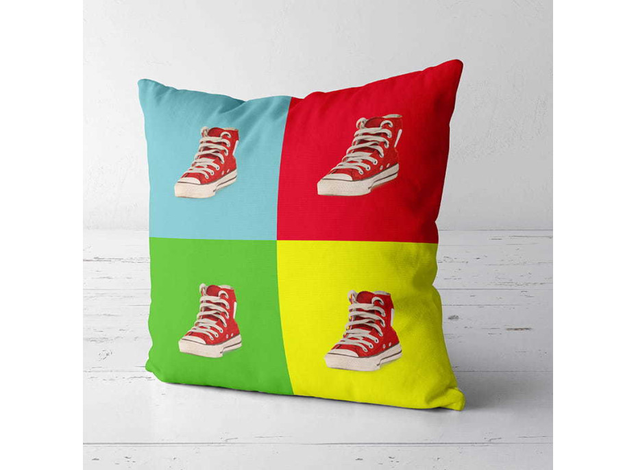 Povlak na polštář MAXIME Velvet 40x40 cm - Sneakers