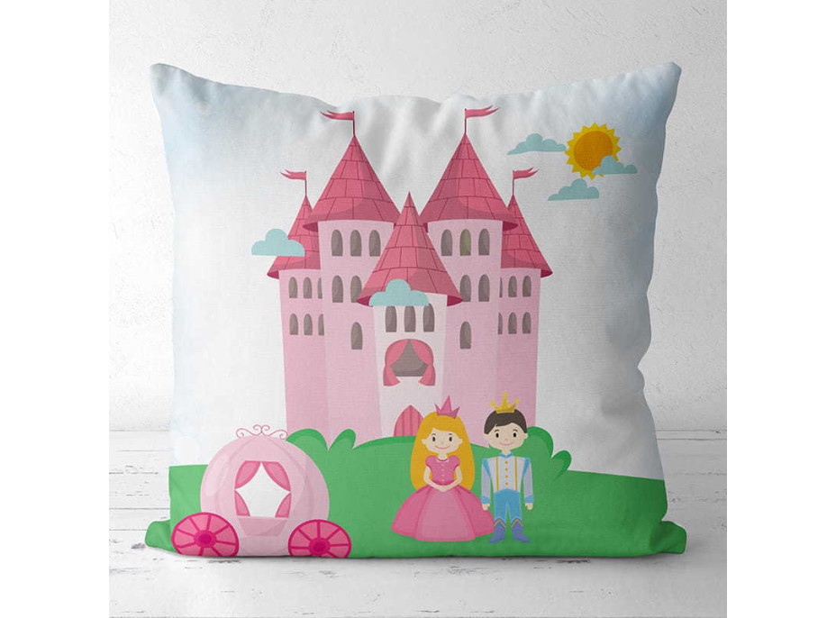 Povlak na polštář MAXIME Velvet 40x40 cm - Růžový zámek