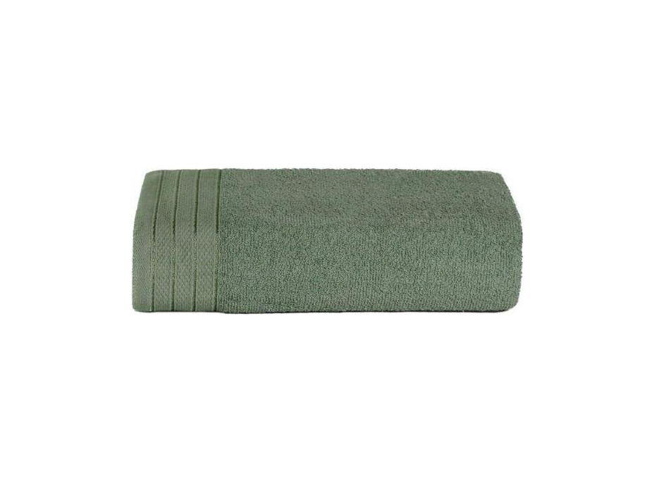 Bavlněný ručník ISABELA - 70x140 cm - 400g/m2 - zelený