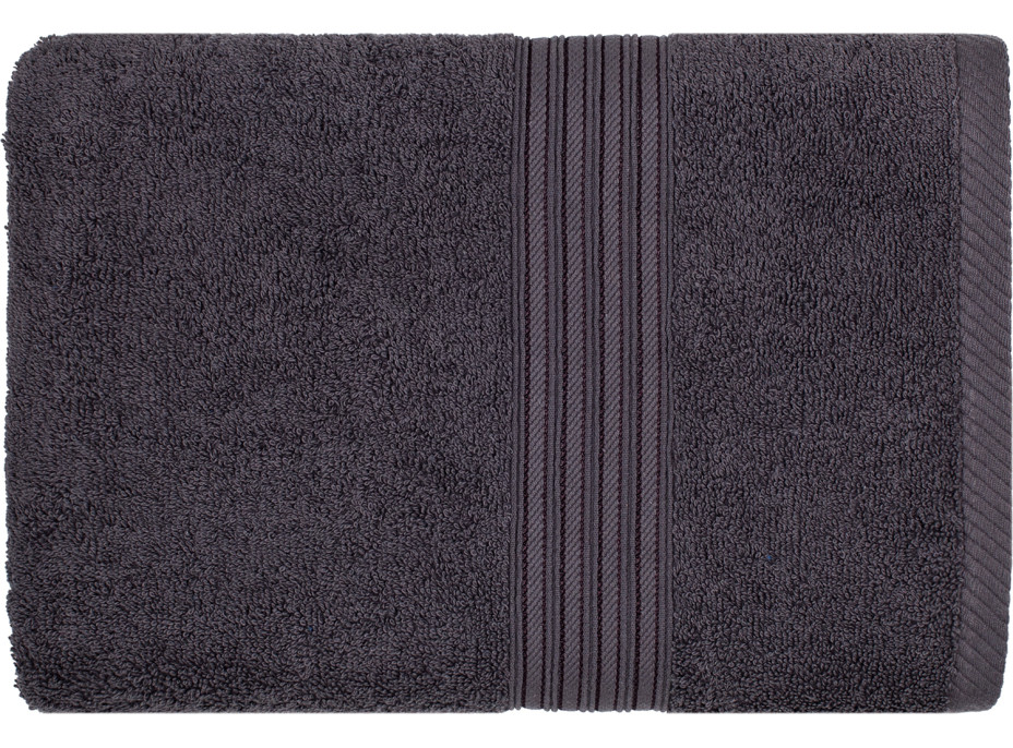 Bavlněný ručník LITRE - 50x90 cm - 500g/m2 - tmavě šedý