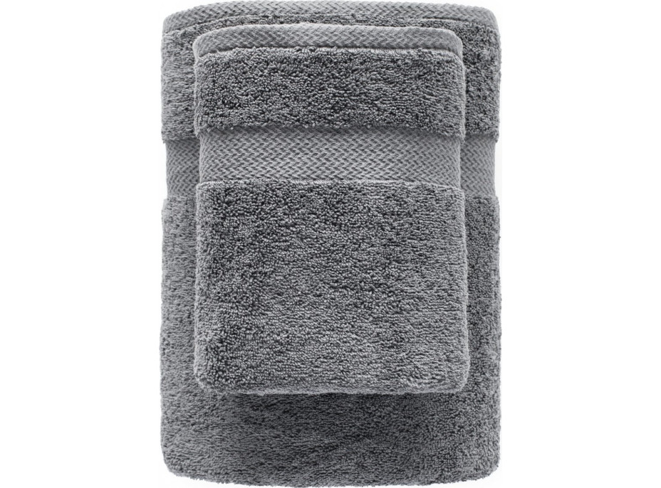 Bavlněný ručník PHASE - 50x100 cm - 550g/m2 - šedý