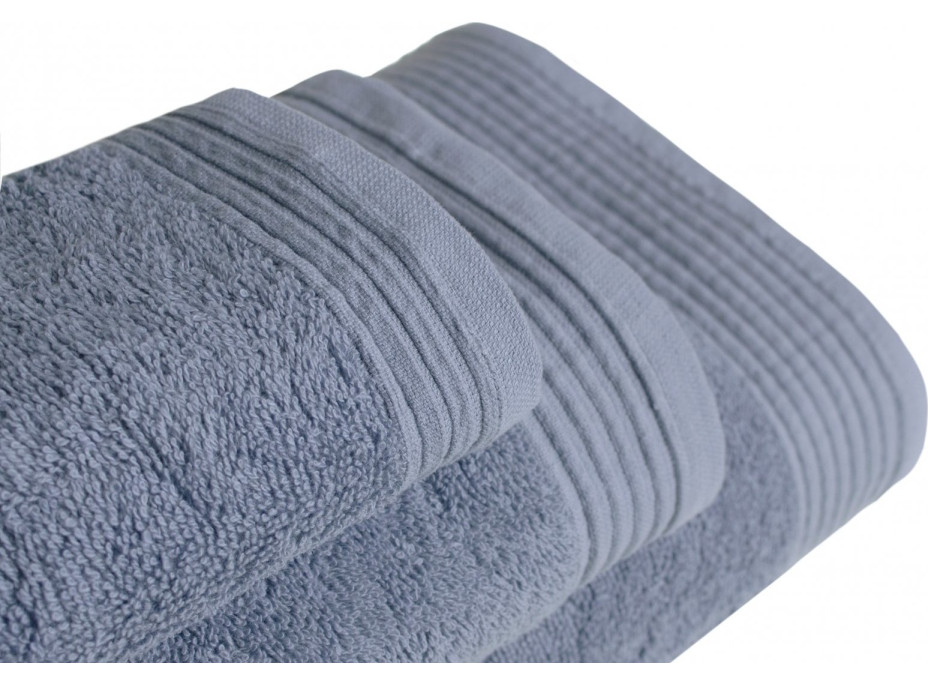 Bavlněný ručník MEL - 50x90 cm - 500g/m2 - světle modrý