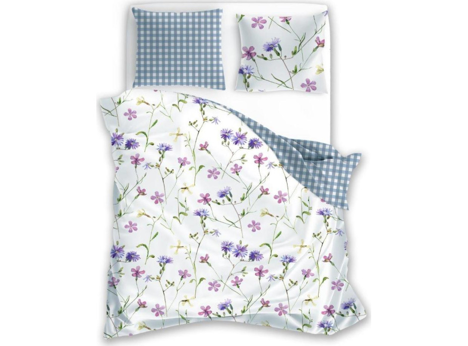 Bavlněné povlečení COTTAGE HOME 006 - 140x200 cm + 70x90 cm