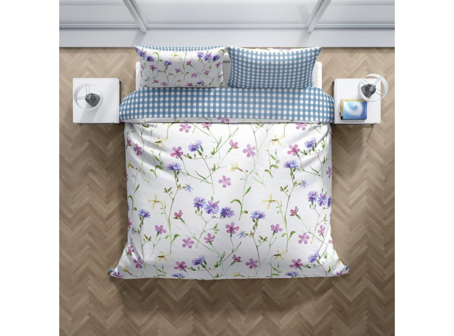 Bavlněné povlečení COTTAGE HOME 006 - 140x200 cm + 70x90 cm