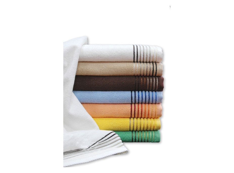 Bavlněný ručník JULIUS - 50x90 cm - 550g/m2 -zelený