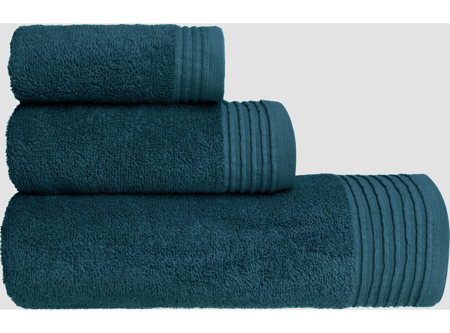 Bavlněný ručník MEL - 50x90 cm - 500g/m2 - mořský modrý
