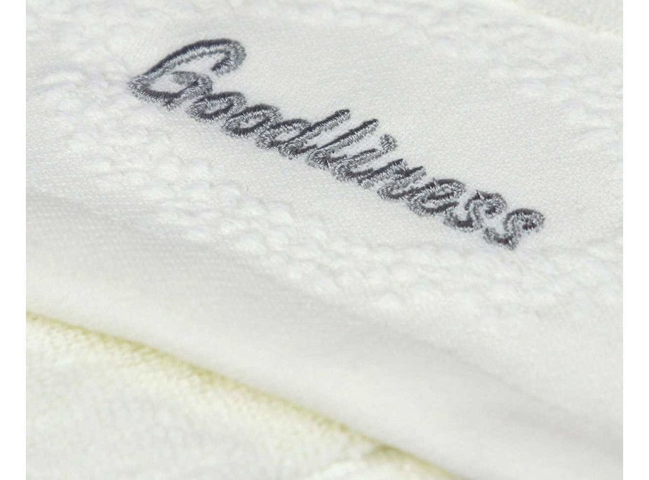 Bavlněný ručník GOODLINESS 34x74 cm - ecru/krémový